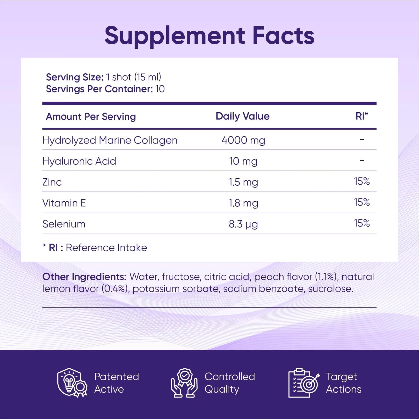 Pure Collagen Plus Marine Hydrolysed Collagen Protein Types I &amp; III