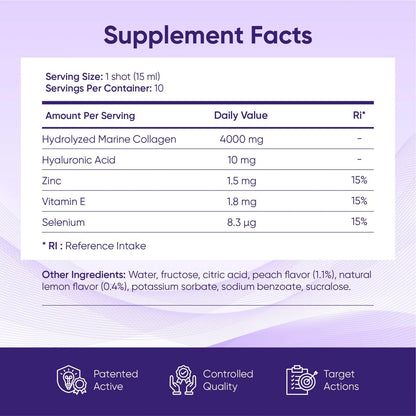 Pure Collagen Plus Marine Hydrolysed Collagen Protein Types I &amp; III